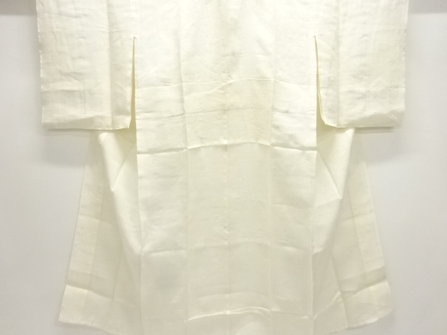 アンティーク　 本麻すかし織流水に楓模様長襦袢